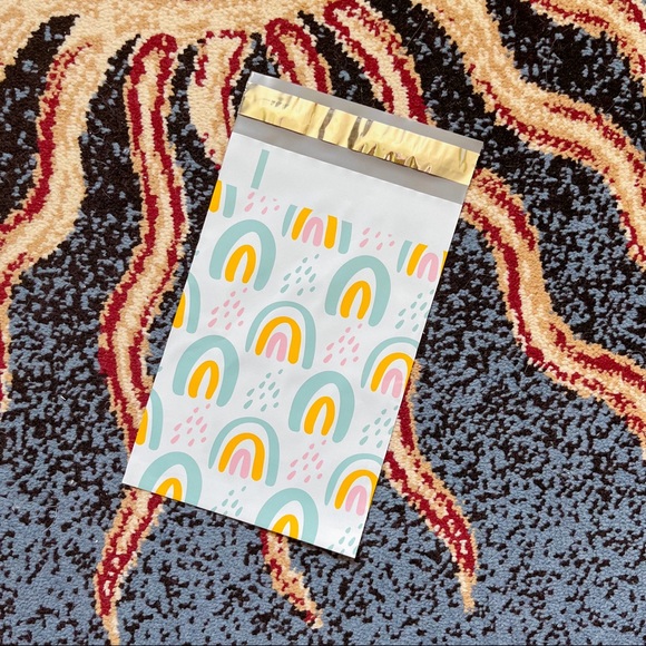 Other - COPY - 20 ct 6x9 boho rainbow polymailers